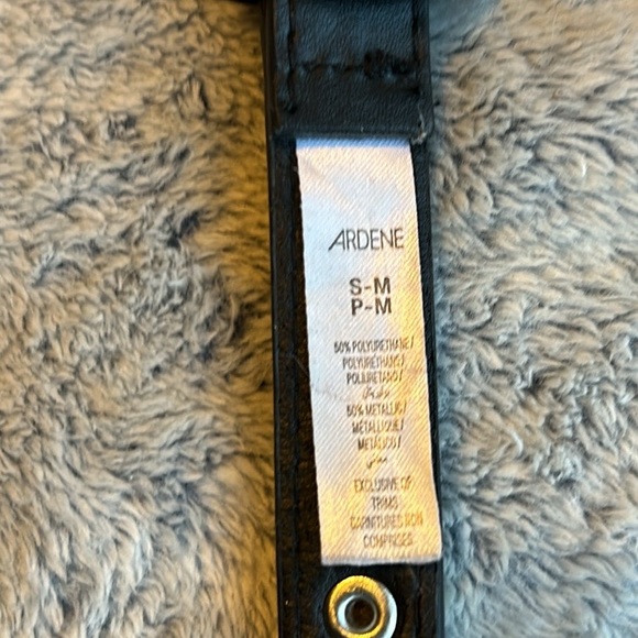 ARDENE💫Women’s Black Metal Detailed Belt - Picture 6 of 9